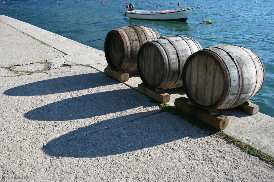 Three barrels
