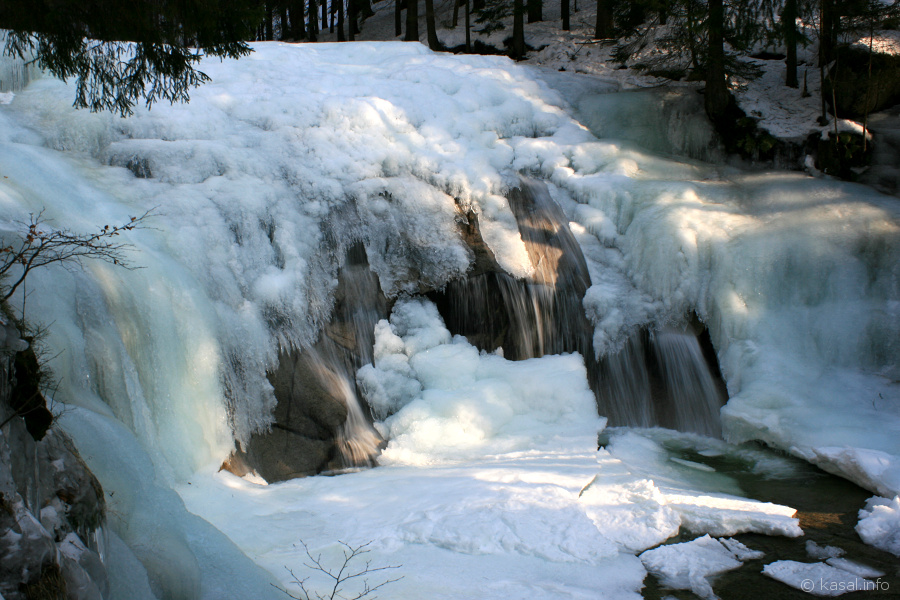 Icy waterfall