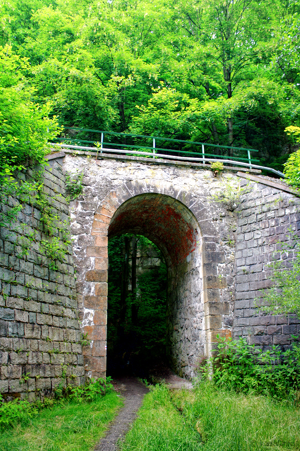 Tunnel beneath the railway line