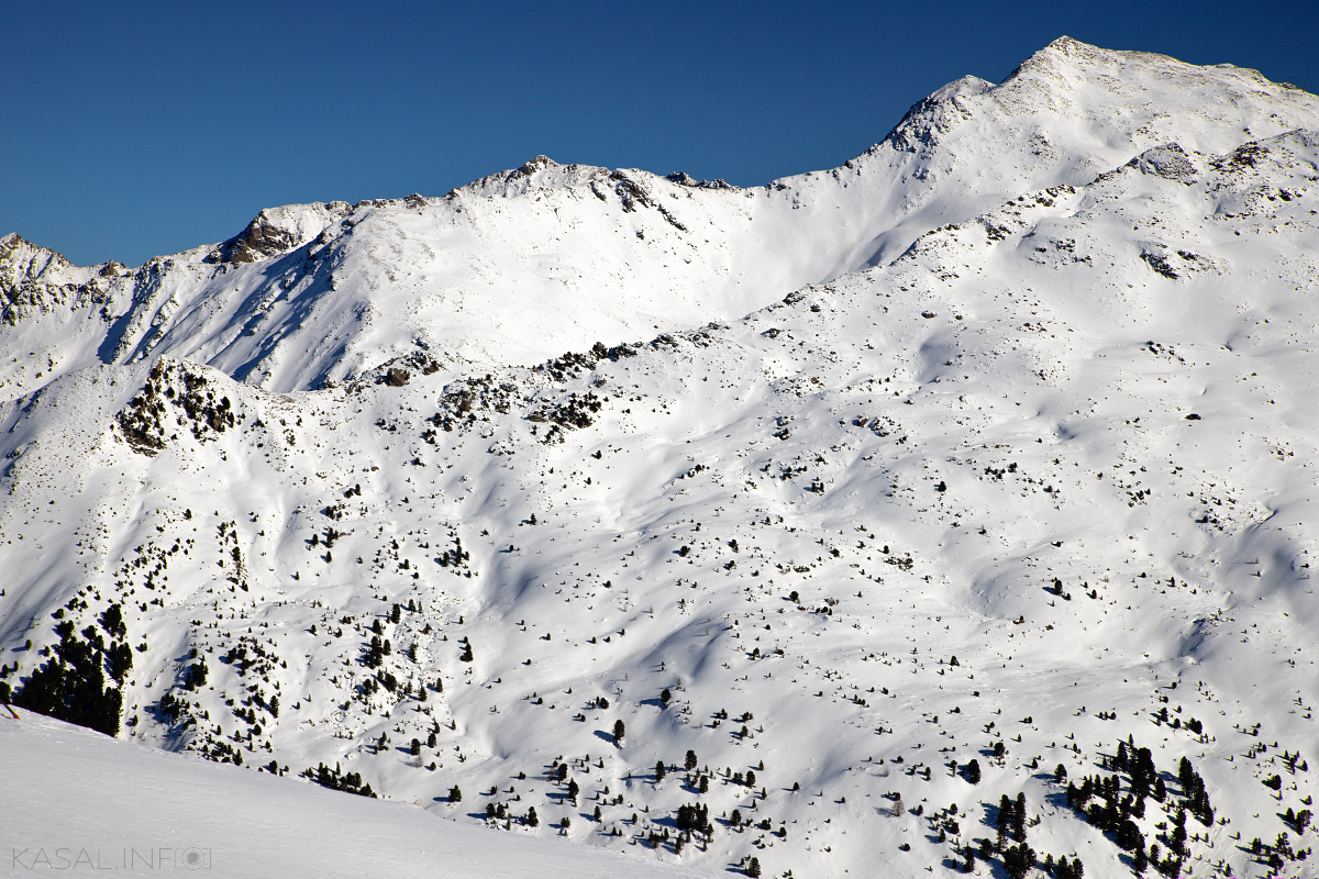 Winter rolling hills