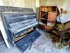 Piano in the abandoned house